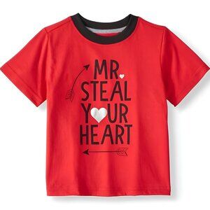 5/$20 NEW 4T Boys MR. STEAL YOUR HEART Valentine Tee
